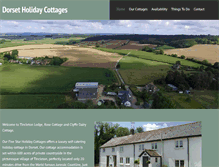 Tablet Screenshot of dorsetholidaycottages.net